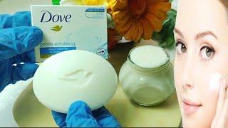 Skin whitening mask “Dove” whitening cream with soap at home  skin whitening cream