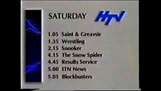 HTV continuity - Peter Marshall - 1988