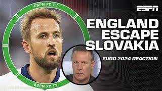 FULL REACTION to England-Slovakia Euro 2024  LUCKY ENGLAND HAVE BEEN GARBAGE - Burley  ESPN FC