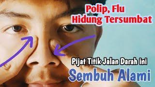 Tips for Overcoming Stuffy Nose Flu and Polyps Healing with self-massage #latest #latest #top