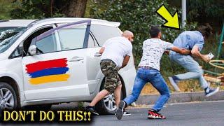 STEALING PEOPLES CAR PRANK IN ARMENIA GONE WRONG