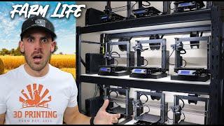 I spent $10000 on 3D Printers...What now?  The Print Farm