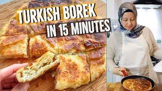 I Make This Almost EVERY WEEK  Turkish Borek In 15 Minutes & TWO EASY WAYS