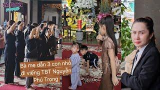 Người dân TP.HCM khóc nức nở viếng TBT Nguyễn Phú Trọng hát quốc ca tiễn đưa Bác