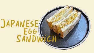 Japanese Egg Sandwich tamago sando recipe - why are these so good?