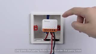 WiFi Smart Switch Wiring & Pairing Tutorial   SONOFF MINI Extreme