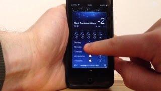 Fixing the Weather App After a Jailbreak iOS 6