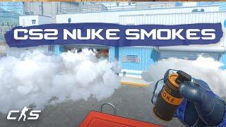 CS2 Nuke - EVERY T-Side Smoke in 3 MINUTES