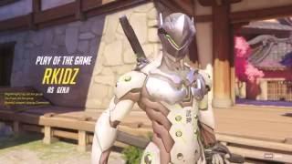 Overwatch Genji Play of the Game You only die twice