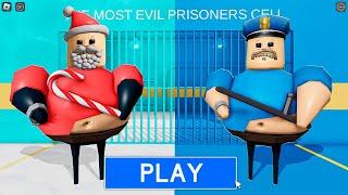 Christmas BARRY Vs Police BARRY Update Full Game Walkthrough #obby #roblox