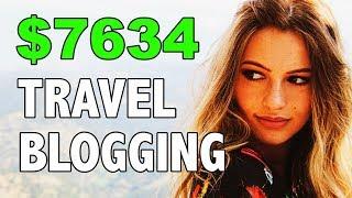 Making $7634mo with a Travel Blog? Watch THIS income report