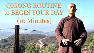 HEAL Lower Back Shoulders Hips  Qigong Daily Routine to BEGIN YOUR DAY 10 Min