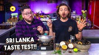 British Cooks Taste Test Sri Lankan Food & Cooking Methods  Sorted Food