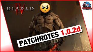 DIABLO 4  Die NERFS sind da - Patch 1.0.2d Patchnotes