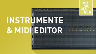 Music Maker Instrumente & MIDI-Editor