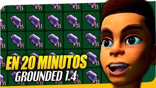 El mejor farm de cristales infusionados 100 cristales en 20 minutos - Grounded 2024