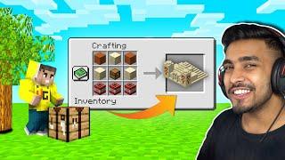 MINECRAFT BUT WE CAN CRAFT STRUCTURES