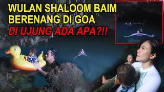 WULAN SHALOOM BAIM BERENANG DI GOA. DI UJUNG ADA APAAA? 