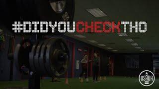 #DidYouCheckTho  -  Coaches and Athlete Support Personnel