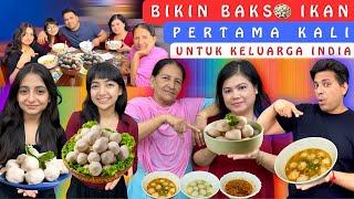 Kelurga India Makan Bakso Ikan Pertma Kali‼️Makanan Indonesia‼️