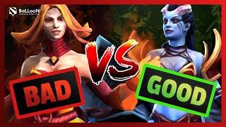 GOOD vs BAD Mid Lane Players - Whats The Difference? Dota 2