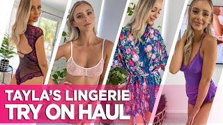 Sexy & Stunning Wicked Weasel Lingerie Try On Haul With Tayla