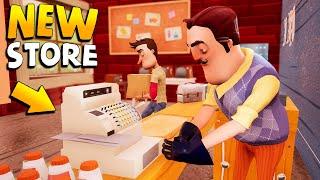 The Neighbor OPENED A STORE?  Hello Neighbor Gameplay Mods