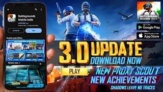 BGMI 3.0 UPDATE NEW ACHIEVEMENTS  HOW TO DOWNLOAD   PUBG NEW UPDATE