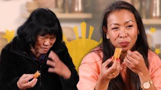 Filipino Moms Try Each Others Lumpia Philippine Spring Rolls