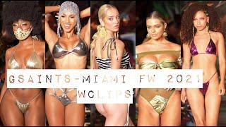 101 Vertical Full Screen 4K View - Lingerie Fashion Show   GSaints - Miami Swim Week 2021  60Fps