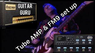 Tube AMP and Fractal FM9 processor set up  Plus FM-edit software installation  GuitarGuru AndyPaul