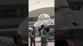 Momen Menhan Prabowo Jajal Jet Tempur Canggih F-16