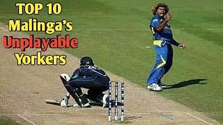 Top 10 Malingas Unplayable Yorkers in Cricket 