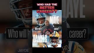 Better Career?? Daniels Or Maye?? #NFL #Shorts