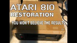 Atari 810 disk drive restoration