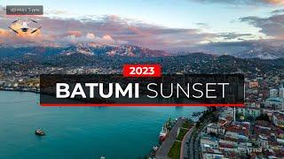 4K Batumi Sunset - drone video