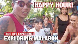 HAPPY HOUR AND DRINKING SESSION IN EVERY CORNER  EXPLORING MALABON CITY  Real Life Philippines