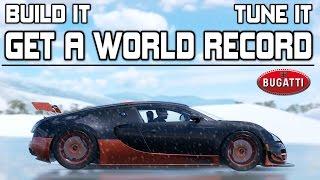 Forza Horizon 3 - EPIC 1400bhp Bugatti Veyron WORLD RECORD - BUILD and TUNE