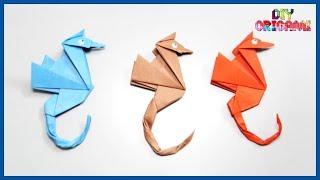 How To Make An Origami Paper Sea Horse - DIY Paper Sea Horse