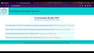 cbse 10th class compartment exam result 2023 live checkcbse 10th class supple result 2023 live out