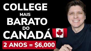 COLLEGE MAIS BARATO DO CANADÁ EM 2024  ESTUDAR E TRABALHAR NO CANADÁ  Zarillo Neto