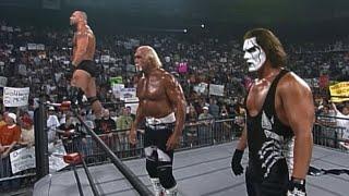 Goldberg & Sting Save Hogan From Sid Nash & R.Steiner WCW Nitro 9th August 1999