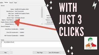 How To Check Graphics Card Memory On Windows 10