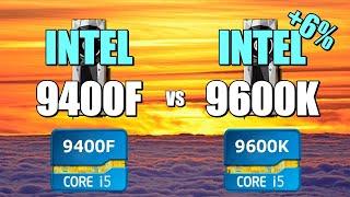 9400F vs 9600K - 1070. CSGO Fortnite PUBG GTAV Overwatch.