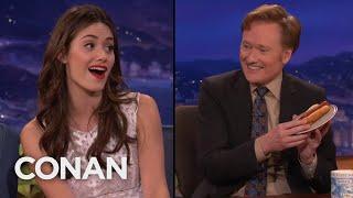 Emmy Rossum Sings Opera In Exchange For A Hot Dog  CONAN on TBS