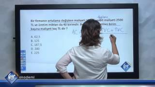 Banka Sınavları Mikro İktisat Test-6 Soru-18