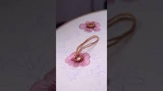 How to embroider voluminous flowers 🪡