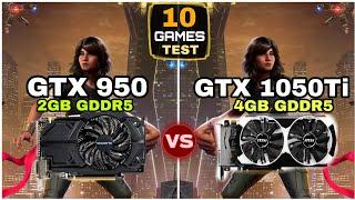 GTX 950 vs GTX 1050 ti  10 Games Test  How Big Difference ?