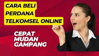 cara beli kartu perdana Telkomsel di aplikasi my Telkomsel