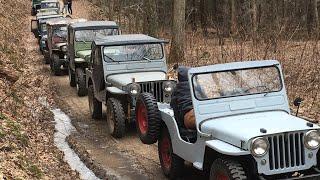 Vintage willys Jeep ride